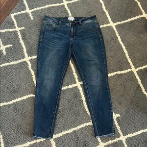 For The Republic Frayed Edge Skinny Jeans